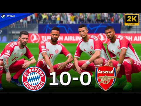 FC 24 - Bayern Munich vs. Arsenal - Champions League | RONALDO, MESSI, MBAPPE, NEYMAR, ALL STARS