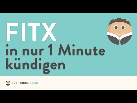 FitX Mitgliedschaft kündigen - in genau 1 Minute erledigt!