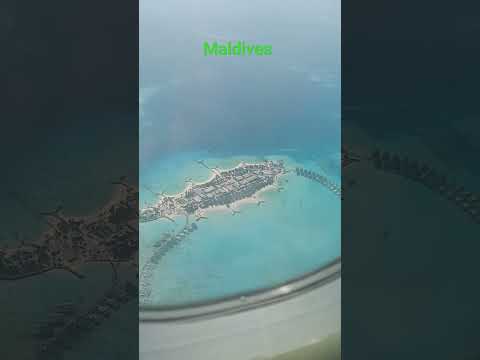 Landing at Maldives #travel