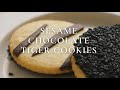 Tiger Stripe Sesame Chocolate Cookie Animal Print Cookies Lunar New Year Baking 虎纹饼干