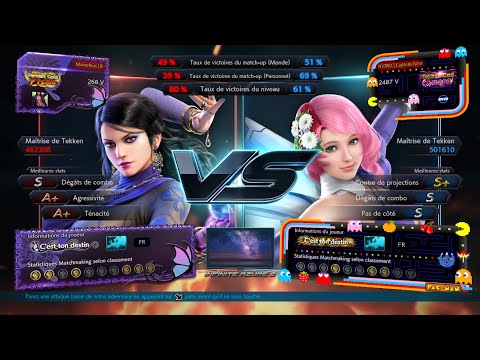 Tekken 7 Marvelous Lili (Zafina) Vs (Alisa) Captain Tyna - Rank Matches