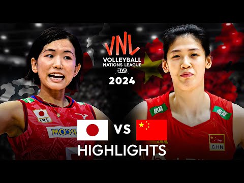 LEGENDARY MATCH | JAPAN vs CHINA | Women's VNL 2024