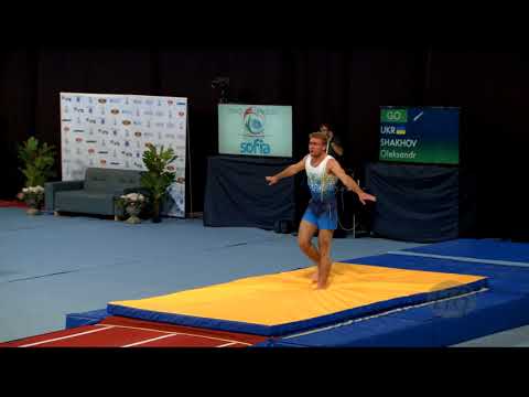 SHAKHOV Oleksandr (UKR) - 2017 Trampoline Worlds, Sofia (BUL) - Qualification Tumbling Routine 2