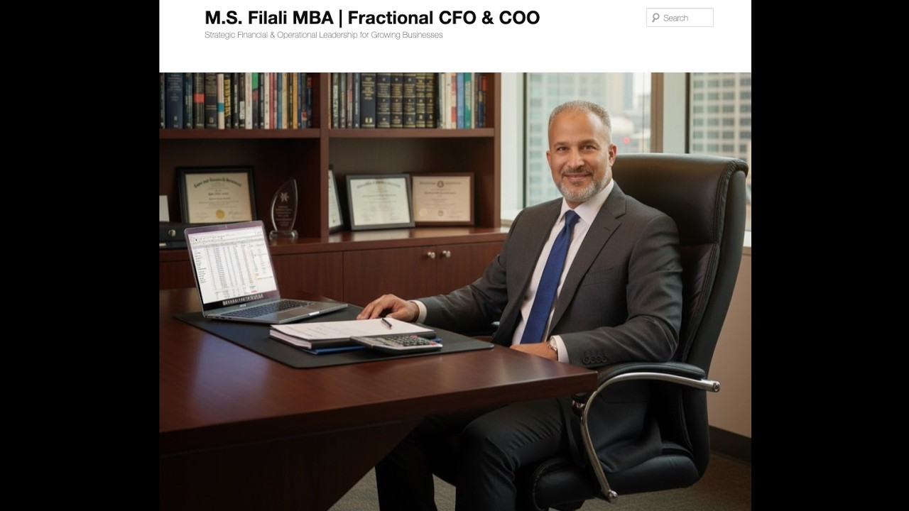M S Filali Futuristic CFO & COO Partner