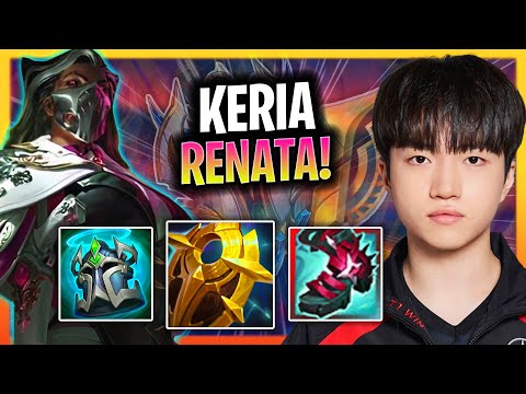 LEARN HOW TO PLAY RENATA SUPPORT LIKE A PRO! | T1 Keria Plays Renata Support vs Poppy!  Season 2025
