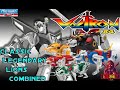 Voltron 84 Classic Combining The 5 Lions To Form Voltron Playmates REVIEW ENGLISH