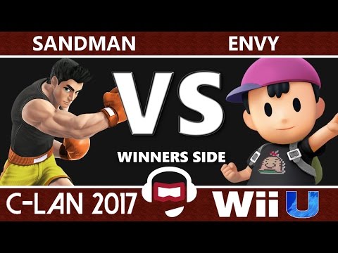 C-LAN 2017 Smash 4: WR1 - Sandman (Little Mac) vs Envy (Ness)