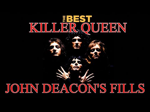 QUEEN - Killer Queen | THE BEST John Deacon's Fills |  [How to really Play]