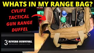 WHATS IN MY RANGE BAG?  CVLIFE Tactical Gun Range Duffle