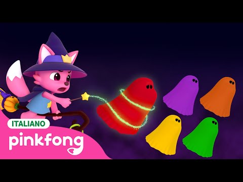 Learn Colors with Halloween Ghost House | Hogi Colors | Pinkfong, Bimbo Squalo! Canzoni per Bambini