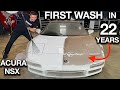 First Wash in 22 Years: Acura NSX Lowest Mile Barn Find Detail!