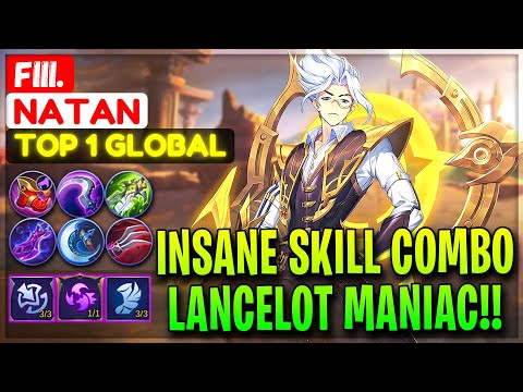 2X MANIAC!! Super Meta Marksman - Top 2 Global Natan Fiii. - Mobile Legends Gameplay And Build