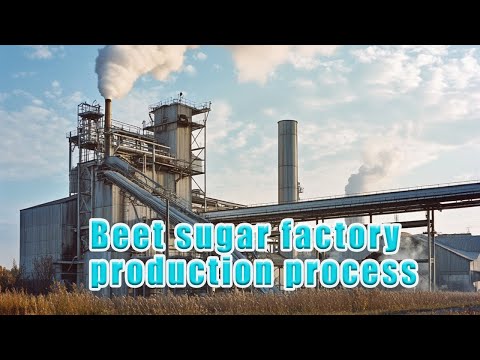Beet sugar factory production process