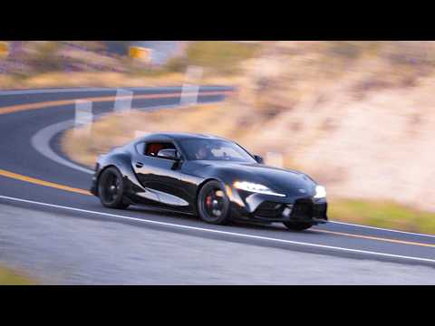 Toyota Supra B58 Canyon Run Turbo & Exhaust Sounds! (AWE Touring + Race Downpipe)