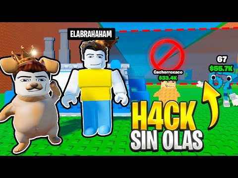 USING HACKS IN ESCAPE THE TSUNAMI WITH THE ABRAHAM