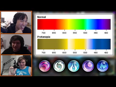 Colorblind Sneaky can't identify the colors of Aphelios' weapons