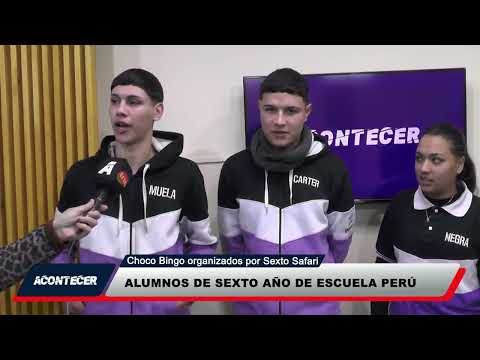 Marcos Juárez: Se viene un gran Chocobingo organizado por 6º Safari de la Escuela República del Perú