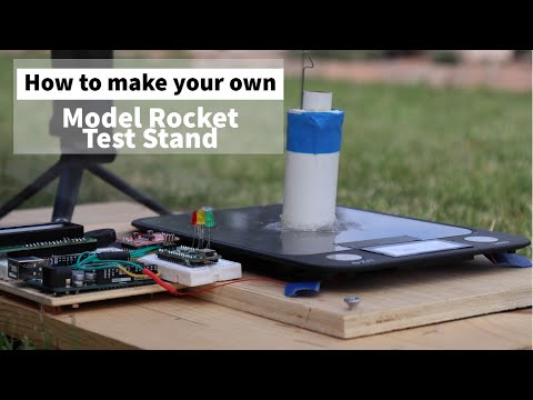 How to Make a Model Rocket Test Motor Test Stand with an Arduino