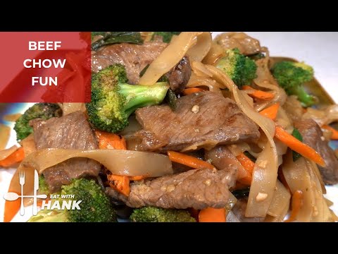 Beef Chow Fun - Wide Flat Rice Noodle Recipe