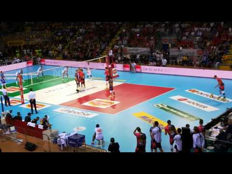Del Monte Supercoppa 2017. Lube Civitanova -Sir Safety Perugia 1-3