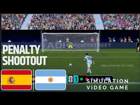 ⚽🇪🇸🇦🇷 ESPAGNE - ARGENTINE / Coupe du Monde 2026 🏆 | simulation de jeu vidéo
