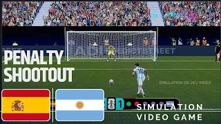 ⚽🇪🇸🇦🇷 ESPAGNE - ARGENTINE / Coupe du Monde 2026 🏆 | simulation de jeu vidéo