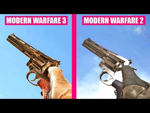 Call of Duty Modern Warfare 3 vs Modern Warfare 2 - Weapons Comparison