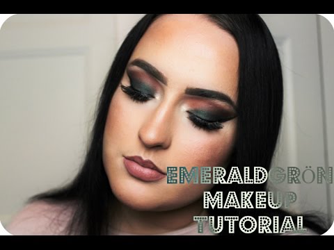 Emeraldgrön ögonsminkning TUTORIAL/ Emeraldgreen eyemakeup TUTORIAL