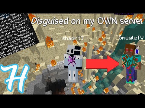 Griefing My Own Realm Server UNDERCOVER with Horion