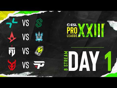 LIVE: 3DMAX vs paiN Gaming - ESL Pro League Season 23 - Stage 1