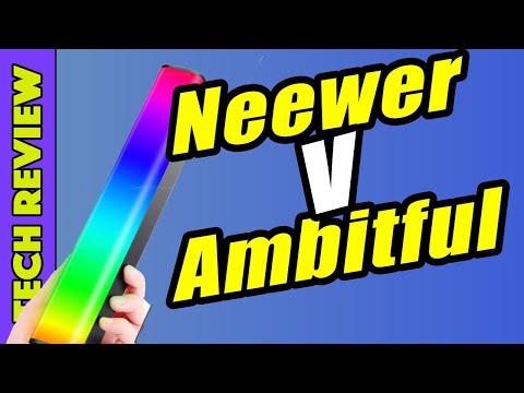 A Comparison of Neewer RGB1 v Ambitful Light Stick - Which is best?