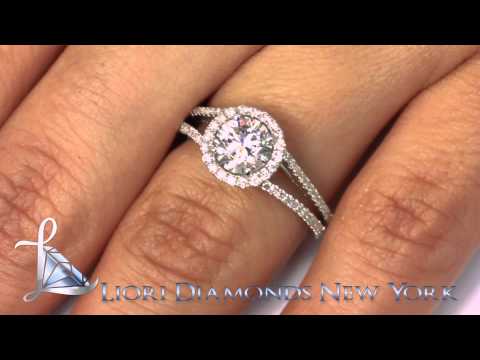 ER-0070 - 1.71 Carat F-VS2 Natural Round Diamond Engagement Ring 18k Gold Vintage Style