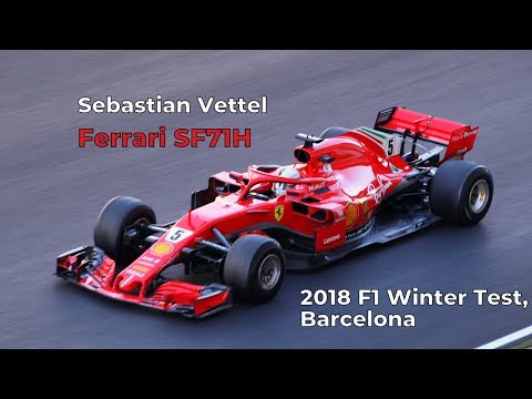 Sebastian Vettel - Kimi Raikkönen Ferrari SF71H - 2018 F1 pre-season test, Barcelona
