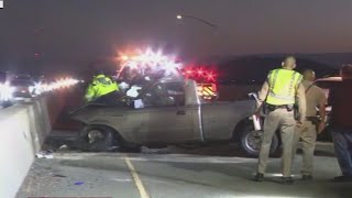 Person ejected during major crash on Dumbarton Bridge