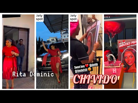 Rita Dominic gets Car from husband on Valentine's day/ Davido gifts chioma a hermes bag .