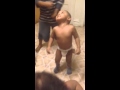 Doing The Barney Chris Brown Dance