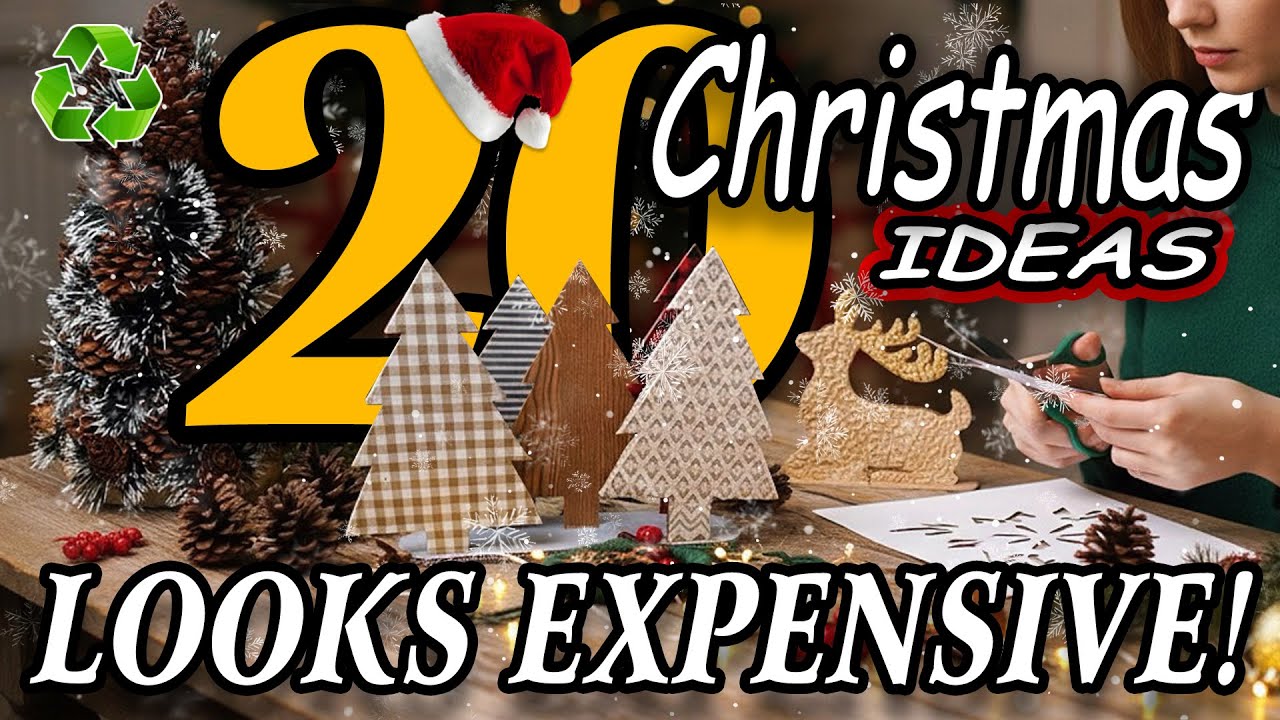 20 DIY Christmas Decoration Ideas That Look Expensive but Cost Almost Nothing! 😍♻️