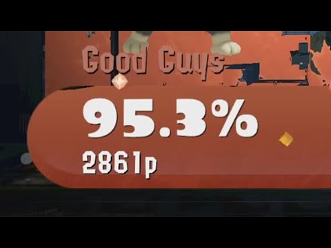 When Pro Players get 95% in Splatfest / Turf War!