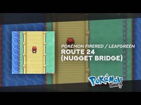 Pokémon FireRed / LeafGreen - Route 24 (Nugget Bridge) 🎵 ᴴᴰ