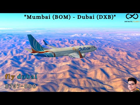 Infinite Flight - Mumbai to Dubai Timelapse | flydubai Boeing 737 | Multiplayer Flight #flightsim