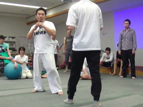fghting medicine@rehabilitation school  low kick 格闘技医学授業　初めてのローキック