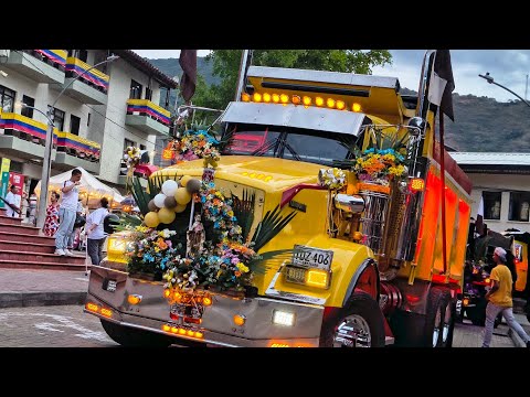 ASI SE PRESENCIO EL DESFILE DE LA VIRGEN DEL CARMEN EN SAN JERÓNIMO ANTIOQUIA... 🔥🔥🔥