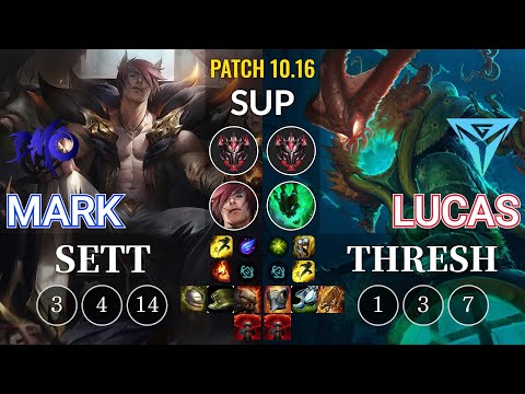 DMO Mark Sett vs IGY Lucas Thresh Sup - KR Patch 10.16