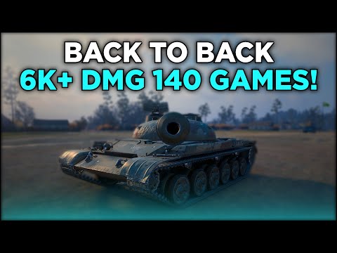 Back to Back - 6K+ Damage Games in Object 140 | Stream Highlight | World of Tanks