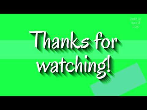 How to say "aguado's"! (High Quality Voices)