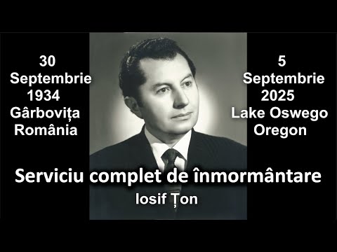 Iosif Țon - Înmormântare - Serviciu complet - 1080p