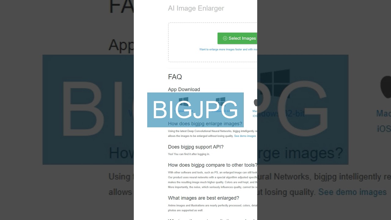 AI Tools - BigJPG #shorts