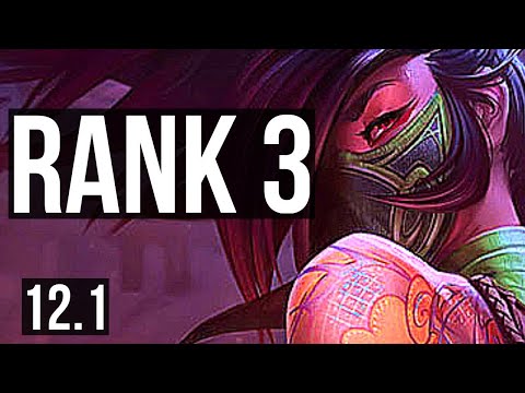 AKALI vs PYKE (MID) (DEFEAT) | Rank 1 Akali, Rank 3, Legendary | EUW Challenger | 12.1