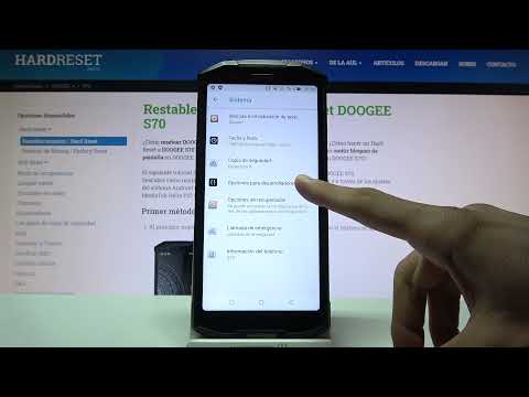 Cómo se activan opciones de desarrollador en DOOGEE S70 - modo desarrollo