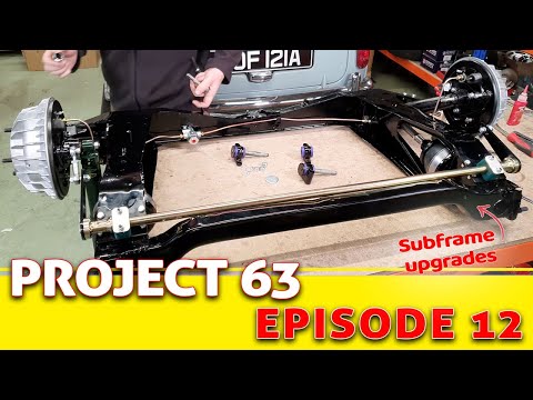 Project 63 part 12 - Mini rear subframe install, with anti-rollbar and upgrades